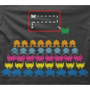 Camiseta Pacman en clase-detalle