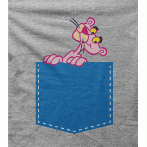 Camiseta Pantera-Rosa-bolsillo-detalle
