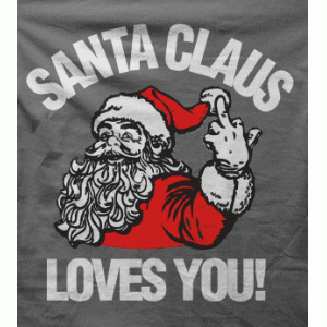 Camiseta Papa noel-detalle