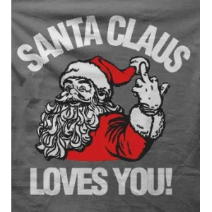 Camiseta Papa noel-detalle