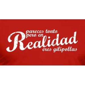 Camiseta Pareces tonto-detalle