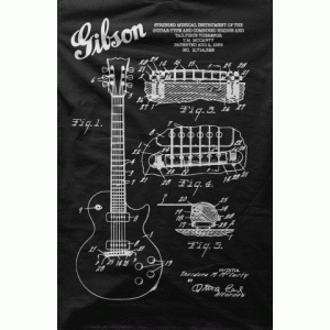 Camiseta Patente-Gibson-detalle