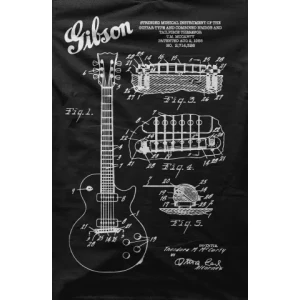 Camiseta Patente-Gibson-detalle