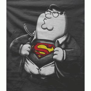 Camiseta Peter Superman-detalle