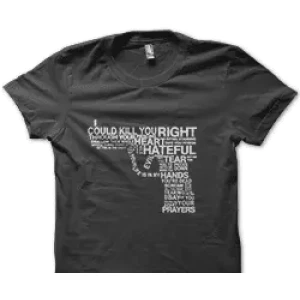 Camiseta Pistola letras