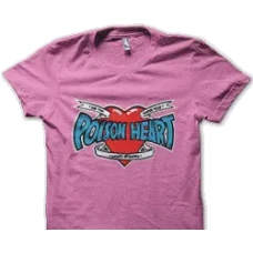 Camiseta Poison heart