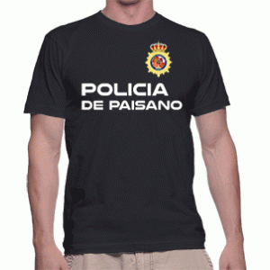 Camiseta Policia de paisano