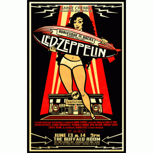 Camiseta Poster Led Zeppelin-detalle