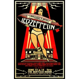 Camiseta Poster Led Zeppelin-detalle