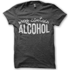 Camiseta Puede-contener-alcohol
