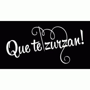 Camiseta Que te zurzan-detalle