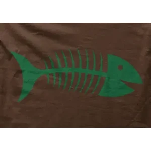 Camiseta Raspa de pez-detalle