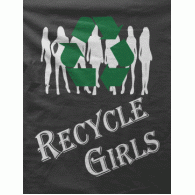 Camiseta Recicla chicas-detalle