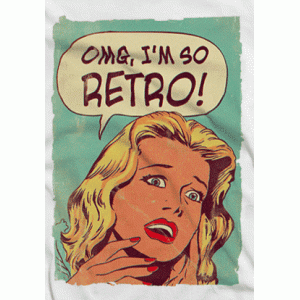 Camiseta Retro pop art-detalle