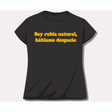 Camiseta Rubia natural