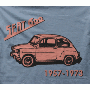 Camiseta Seat 600-detalle