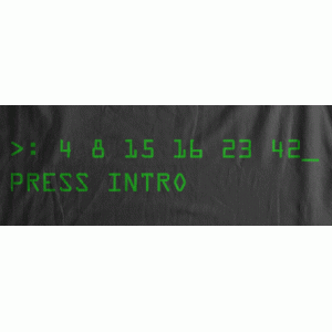 Camiseta Serie Perdidos-detalle