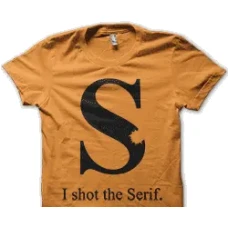 Camiseta Shot the serif