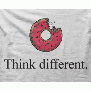 Camiseta Simpsons donuts-detalle