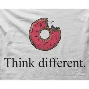 Camiseta Simpsons donuts-detalle