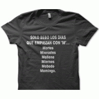 Camiseta Solo bebo