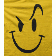 Camiseta Sonrisa diabolica-detalle