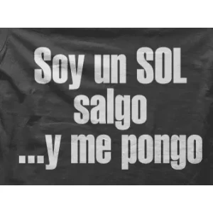 Camiseta Soy un Sol-detalle