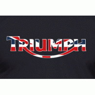 Camiseta Triumph bandera UK-detalle