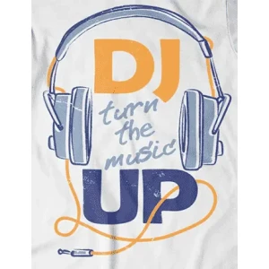 Camiseta Turn up music-detalle