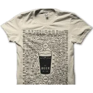 Camiseta Variedades de cerveza