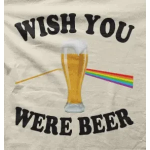 Camiseta Wish you where beer-detalle