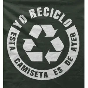 Camiseta Yo reciclo-detalle