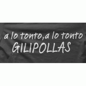 Camiseta a lo tonto..-detalle
