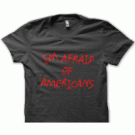 Camiseta afraid americans
