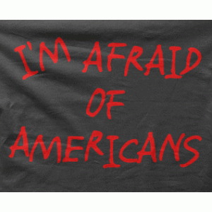 Camiseta afraid americans-detalle
