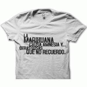 Camiseta amnesia