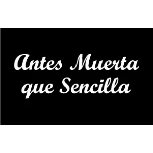 Camiseta antes muerta que sencilla-detalle