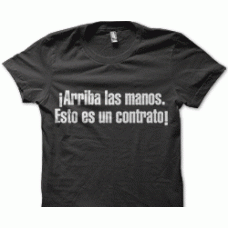 Camiseta arriba las manos