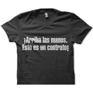 Camiseta arriba las manos