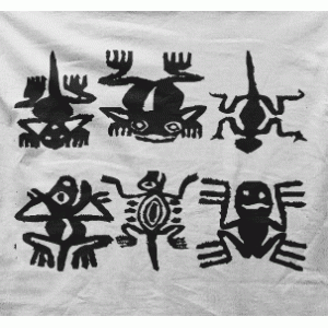 Camiseta arte tribal VI-detalle