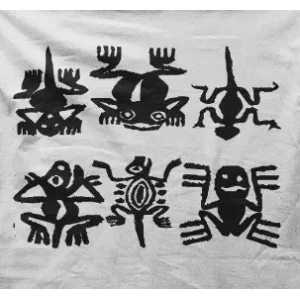 Camiseta arte tribal VI-detalle
