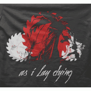 Camiseta as i lay dying-detalle
