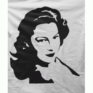 Camiseta ava gadner-detalle