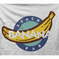 Camiseta banana beach-detalle