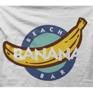 Camiseta banana beach-detalle