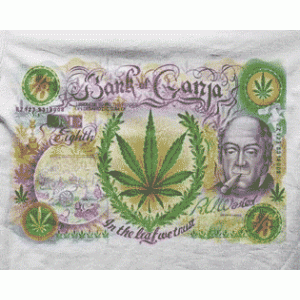 Camiseta bank of ganja-detalle
