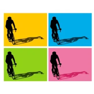 Camiseta bici colores-detalle