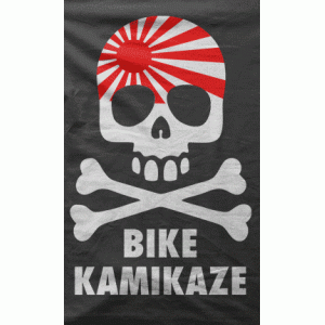 Camiseta bike kamikaze-detalle