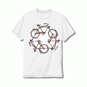 Camiseta bike recycle