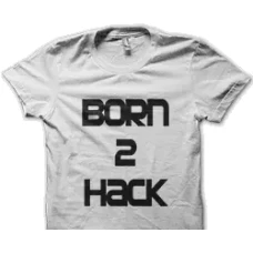 Camiseta born 2 hack